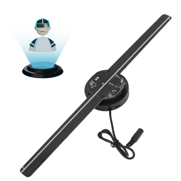 3D Hologramm Projektor Ventilator – LED Werbe Hologramm Fan mit 3D Effekt