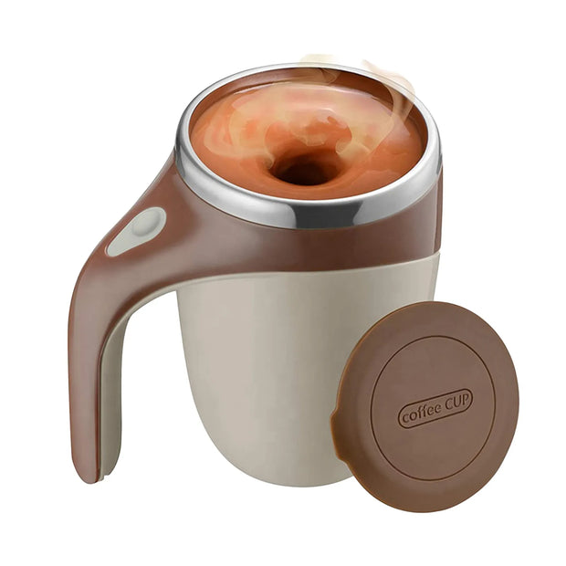 Elektrischer Self-Stirring Becher – Automatischer Rührbecher für Kaffee, Kakao & Protein Shakes