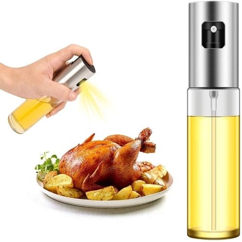 Premium Öl Sprühflasche für Küche – Feiner Ölzerstäuber für Airfryer, Grill & Pfanne