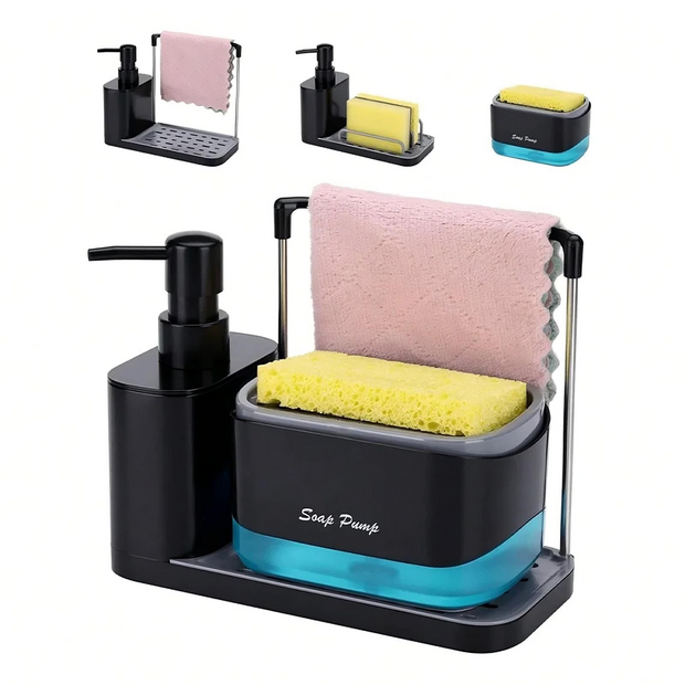 5-in-1 Küchen Organizer – Ordnung für Schwamm, Seife & mehr