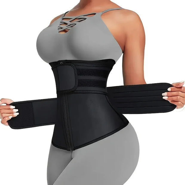 Verstellbarer Waist Trainer Body Shaper – Bauchweg Taillengürtel für Sport & Alltag