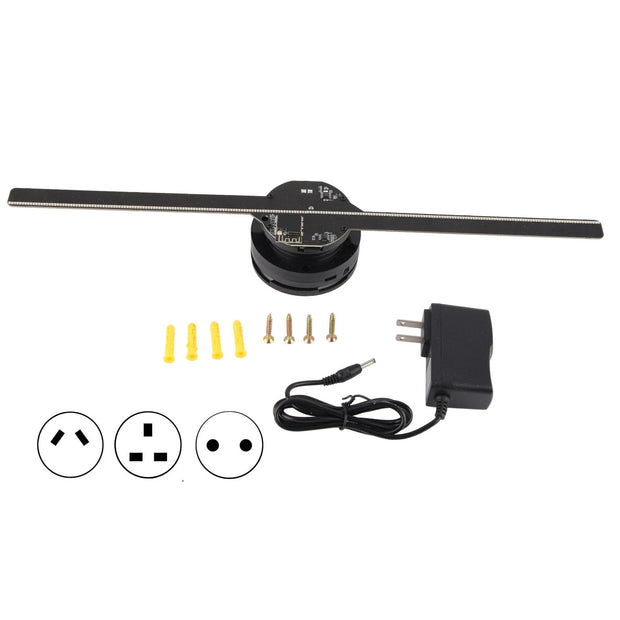 3D Hologramm Projektor Ventilator – LED Werbe Hologramm Fan mit 3D Effekt