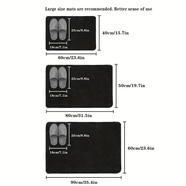 Premium Memory Foam Badematte – Rutschfester, ultraweicher Badezimmerteppich