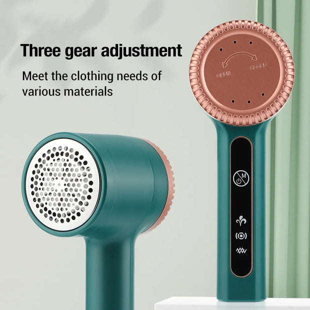 Elektrischer Fusselentferner für Kleidung – Akku Fusselrasierer für Pullover, Sofa & Textilien