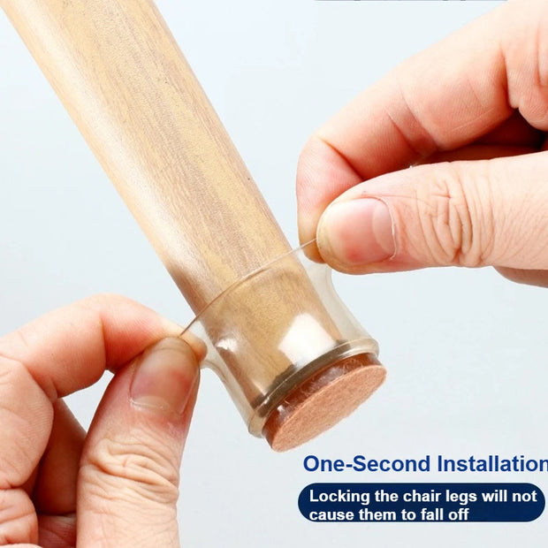 Silikon Stuhlbeinkappen 24er Set – Bodenschutz & Geräuschdämpfer für Stühle und Möbel