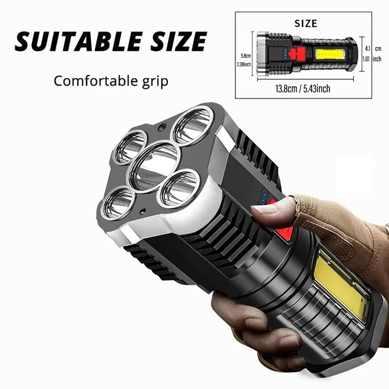 Ultra Power LED Flashlight – Extremely bright & rechargeable