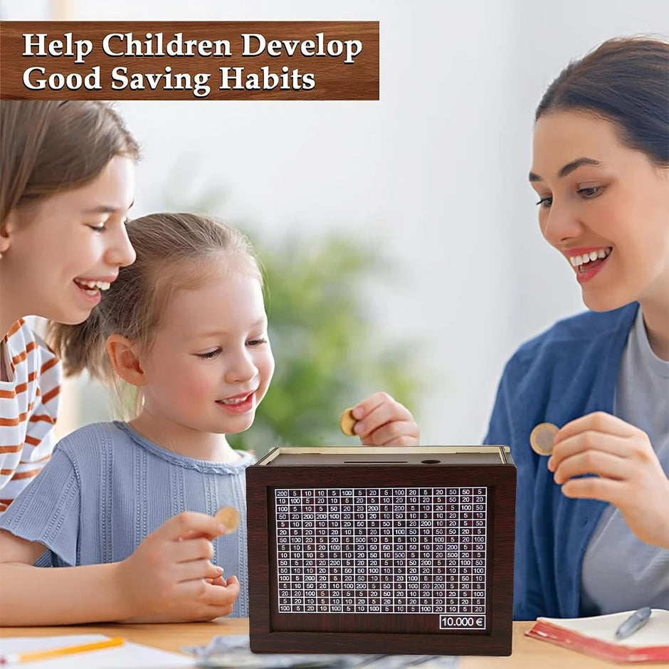 Ziel-Sparbox – Kreative Challenge Spardose für deine finanziellen Ziele