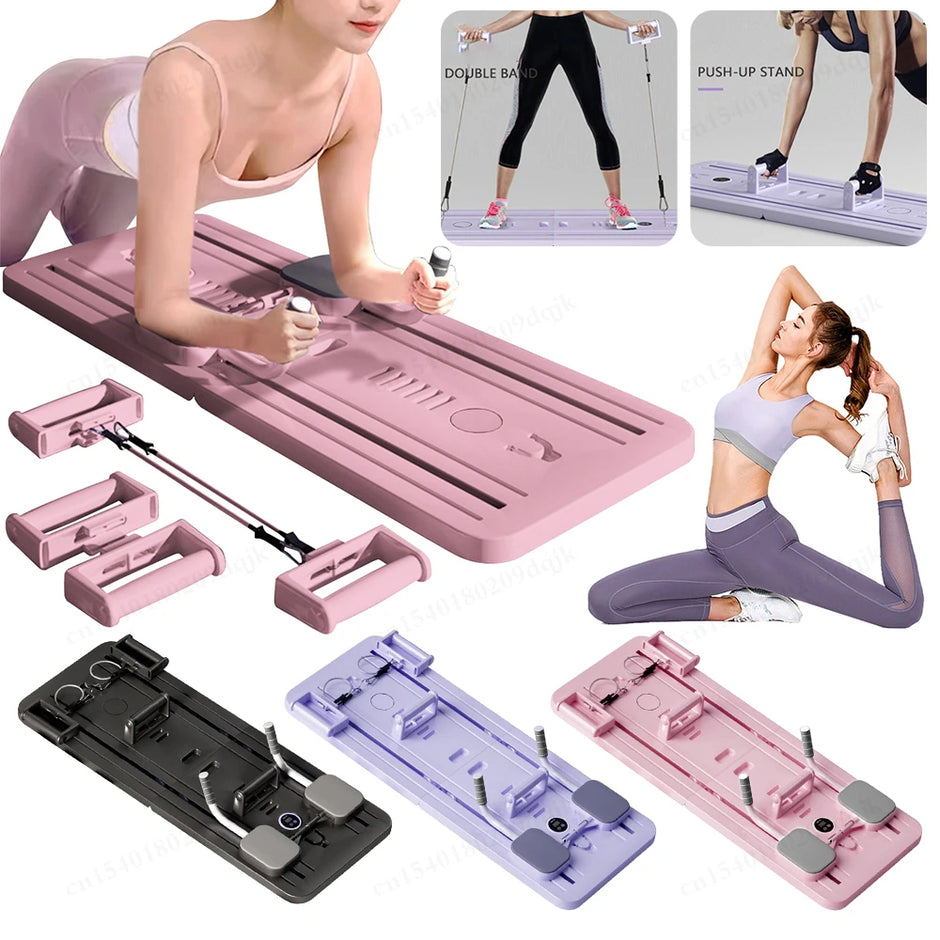 Multifunktionales Bauchtrainer Fitness Board – Home Workout Komplettset
