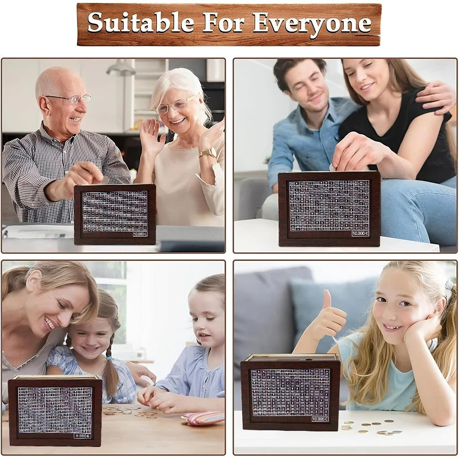 Ziel-Sparbox – Kreative Challenge Spardose für deine finanziellen Ziele