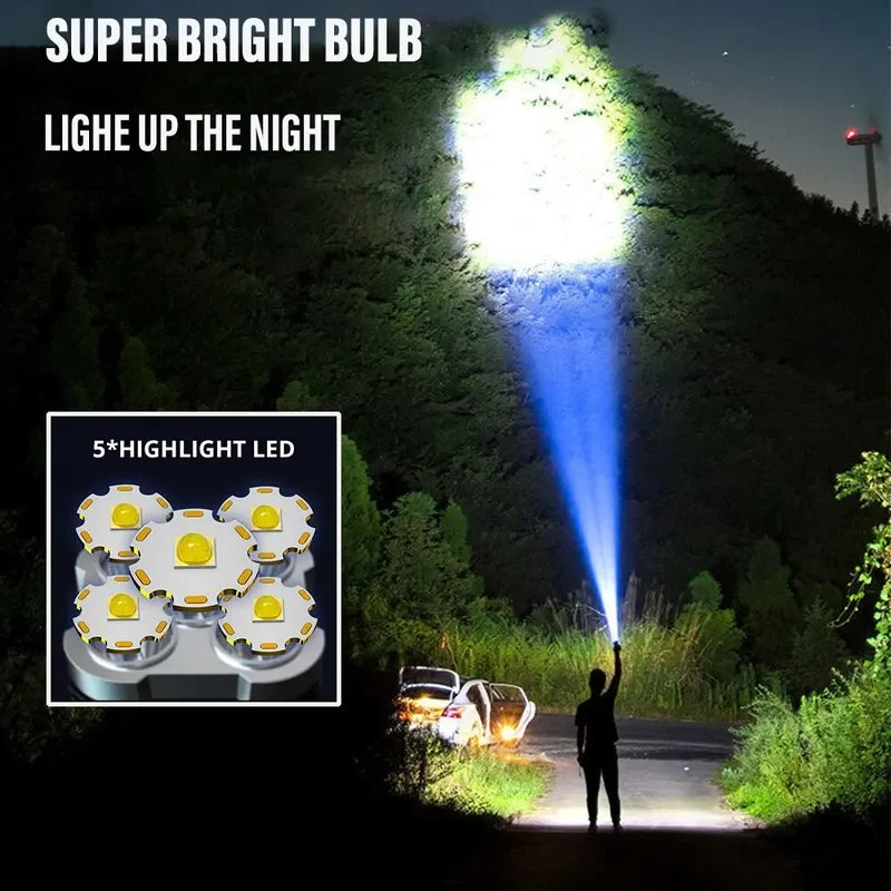 Ultra Power LED Flashlight – Extremely bright & rechargeable